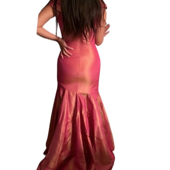 Jovani Gown Orange/Red - Picture 2 of 3